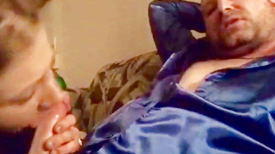 New Green Satin Blouse Mature Milf Cocksucker!