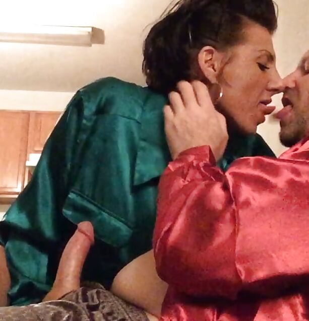 Sexy Satin Glamour Milf Set