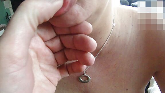 Big Titted Wife's Mouth and Natural  Breasts Used