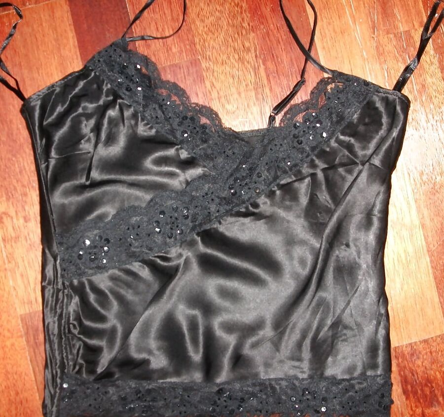 Satin nighties and camisoles