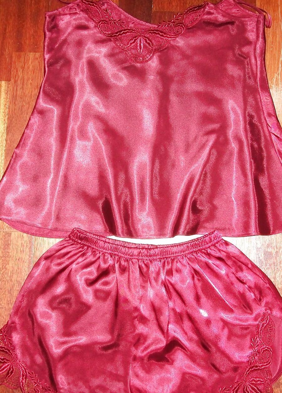 Satin nighties and camisoles