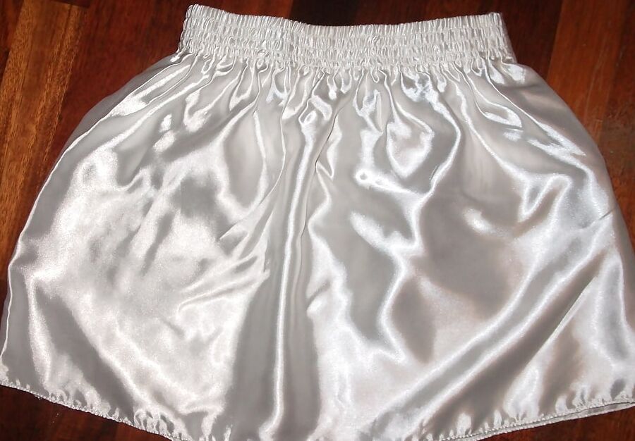 Satin slips and skirts