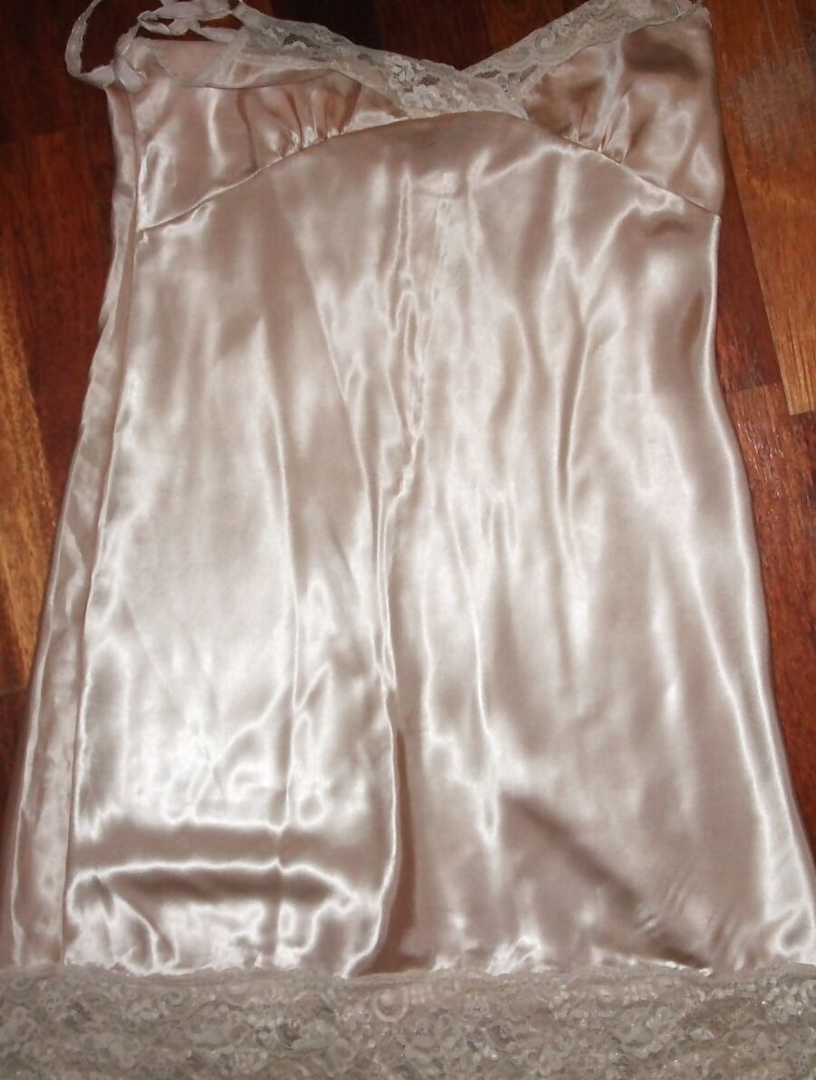 Satin nighties and camisoles