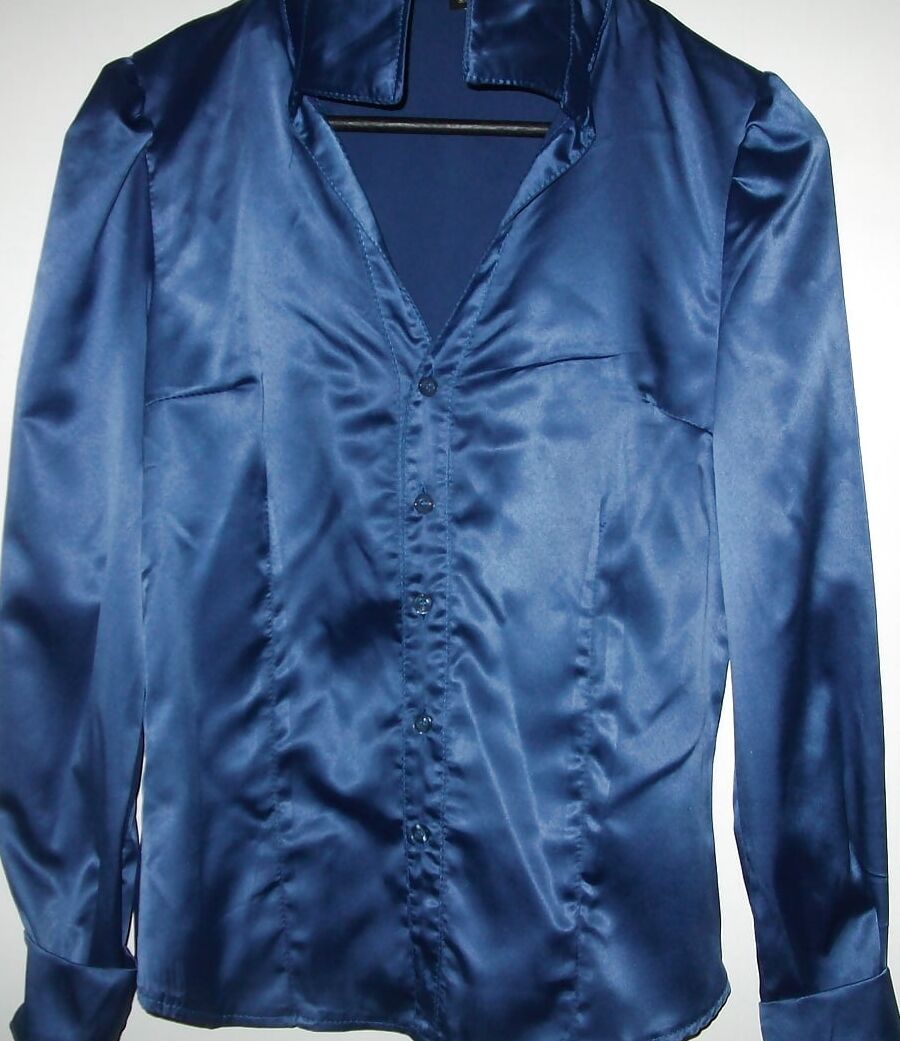 Silk and satin blouses