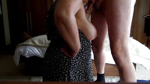 Obedient Wife Sucking, Spanked then Fucked