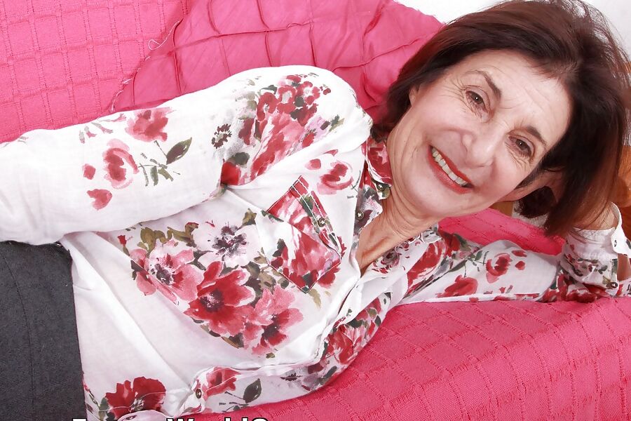 55 year old hairy grandma Emanuelle from OlderWomanFun