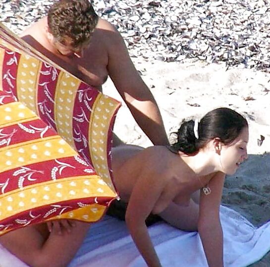 Nude Beach Blow Job