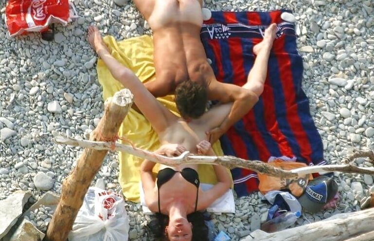 Nude Beach Blow Job