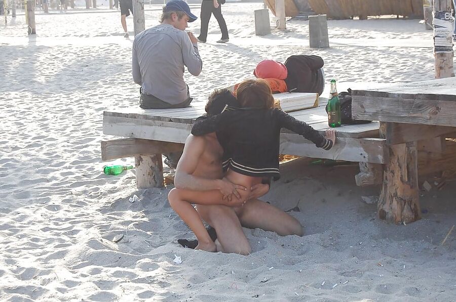 Nude Beach Blow Job 2