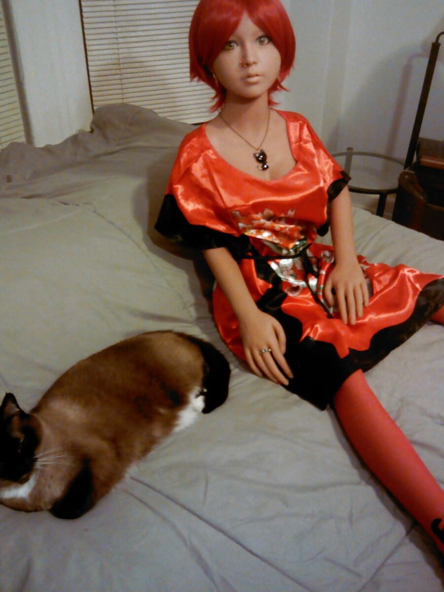 Nina is red hot!