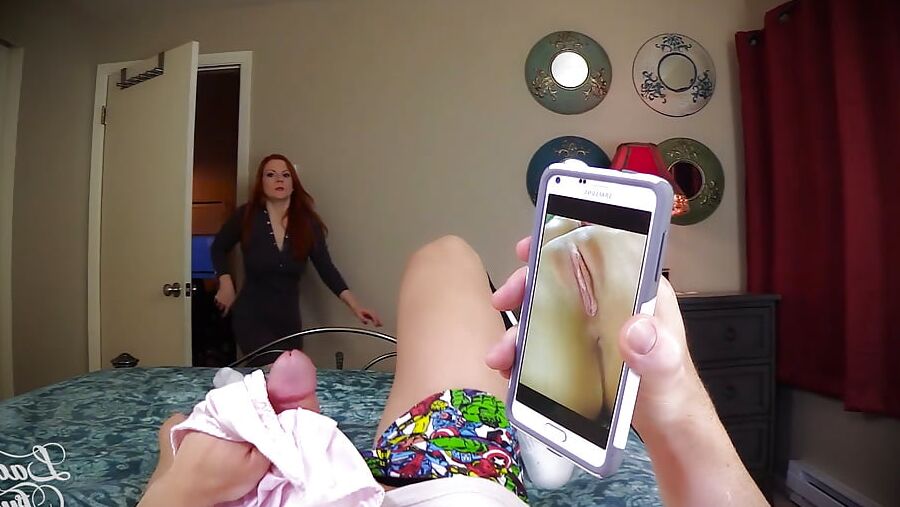 Caught with Mom's Satin Panties