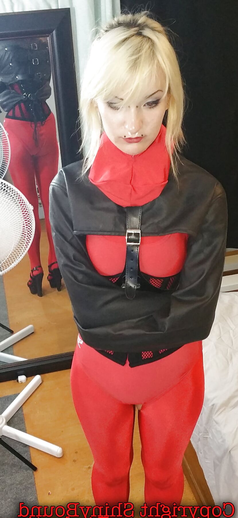Trip Six.. Zentai Straightjacket Struggle