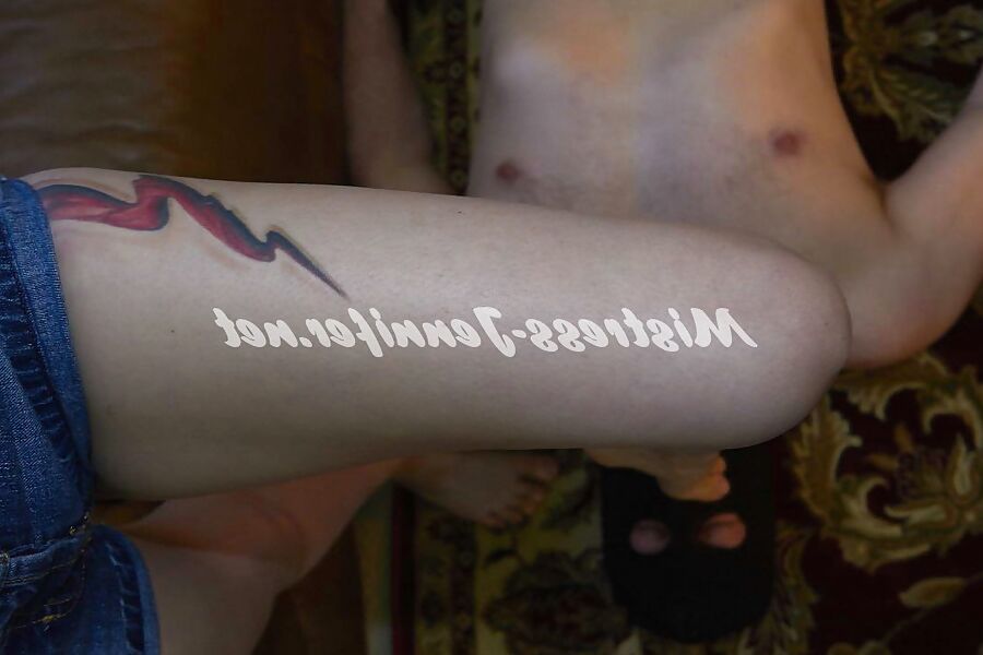 Femdom ass whore gets pegged and milked