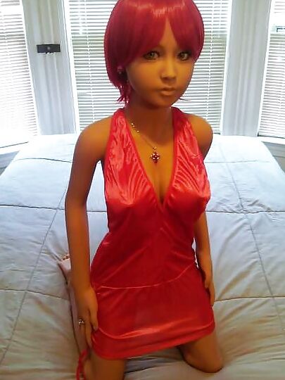 Nina's red dress