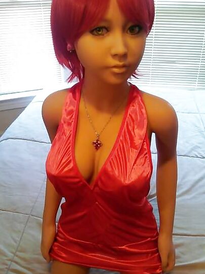 Nina's red dress