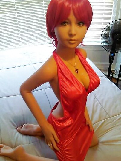 Nina's red dress