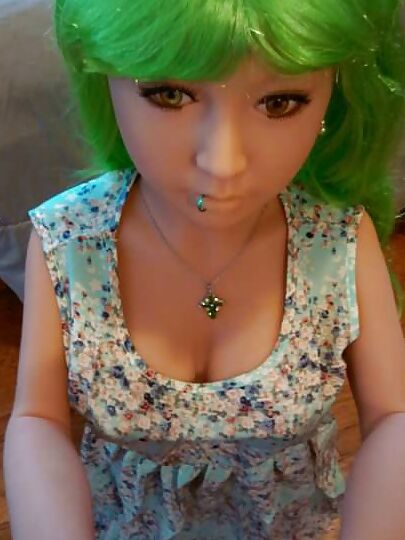 Nina's green dress