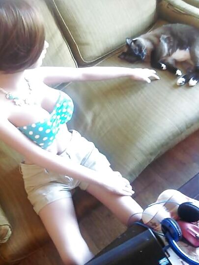 Nina chillin out.