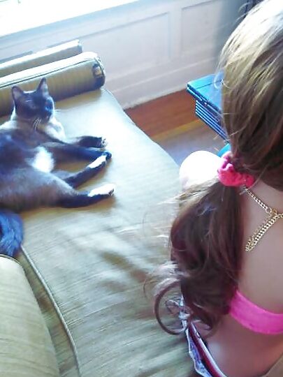 Nina chillin out.