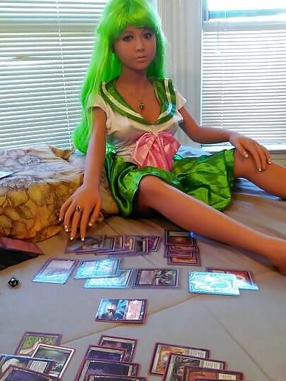 Nina playing magic again