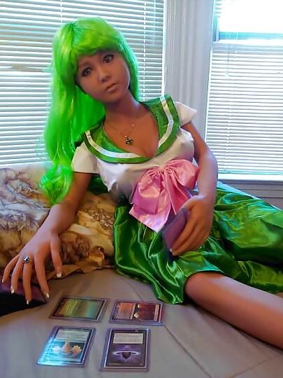 Nina playing magic again
