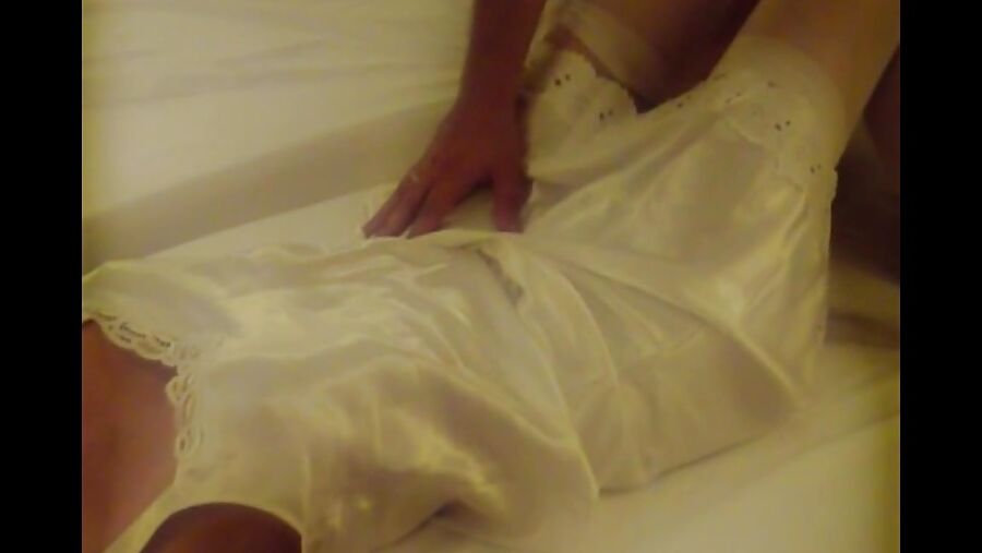 All White Satin - with effect