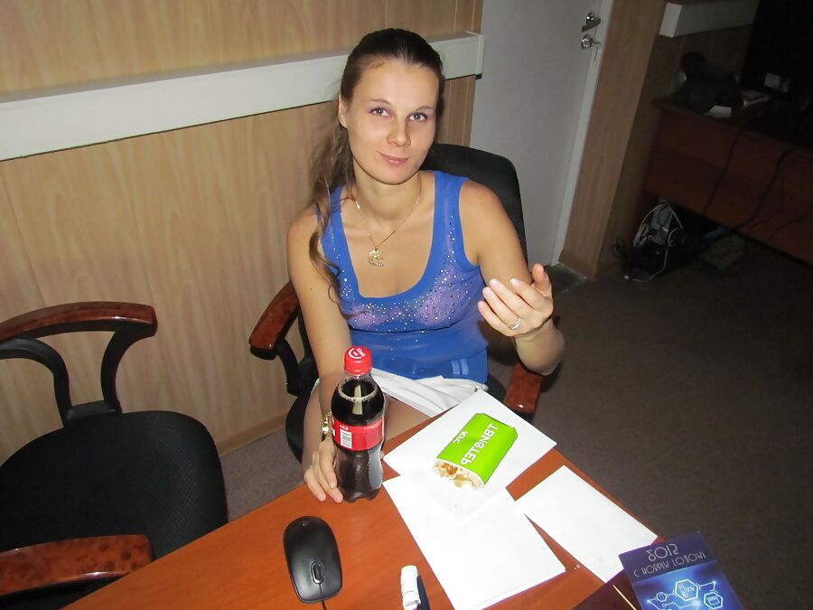 My girl in the office