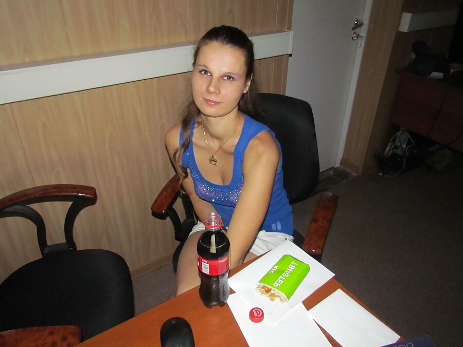 My girl in the office