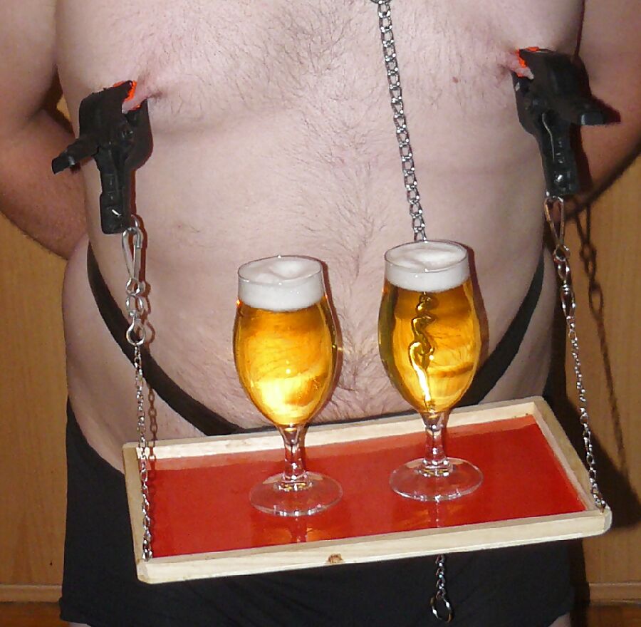 Slave serving tray