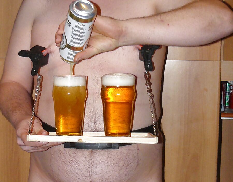 Slave serving tray