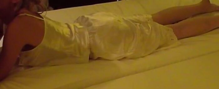 All White Satin Softcore