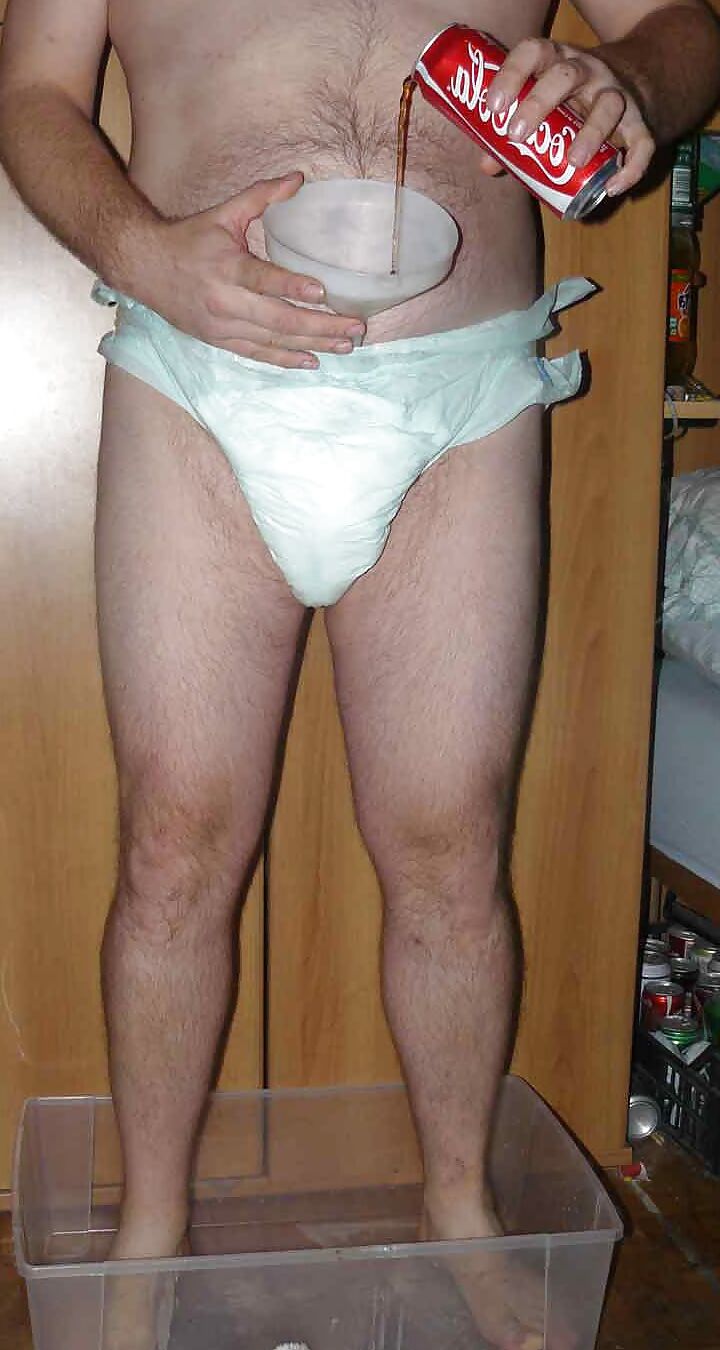 Diaper & cocacola
