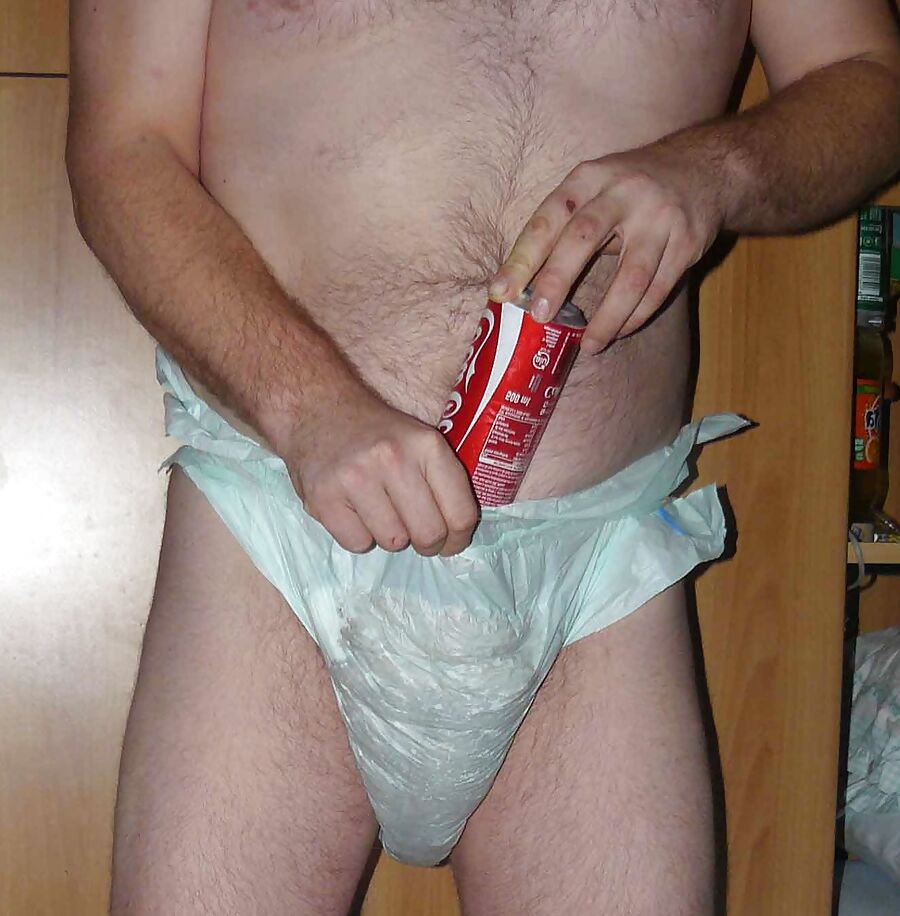 Diaper & cocacola