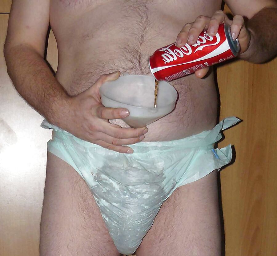 Diaper & cocacola
