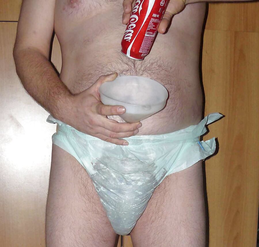 Diaper & cocacola