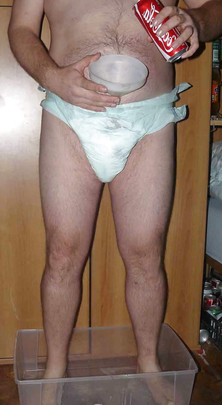 Diaper & cocacola