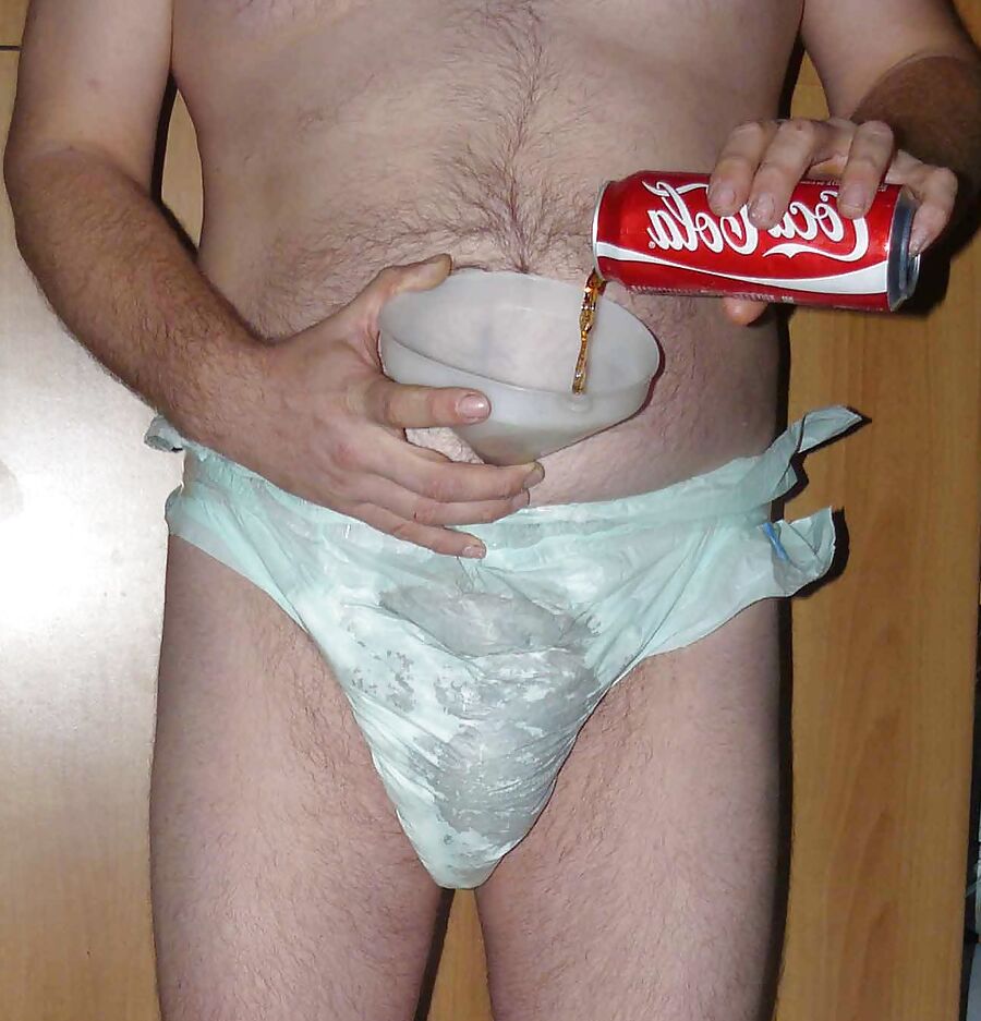 Diaper & cocacola
