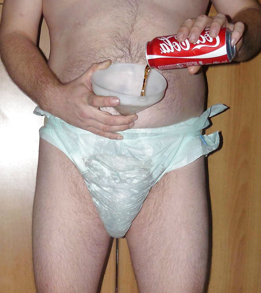 Diaper & cocacola