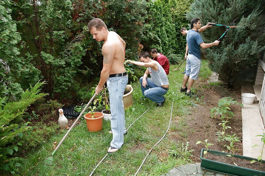 Lucky Grandmother Fucked By 5 Young Sons PART 1