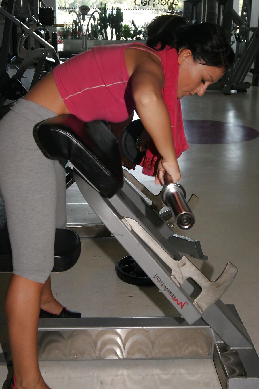 Naked Mature Mothers do Naked Exercises at Gym PART 2