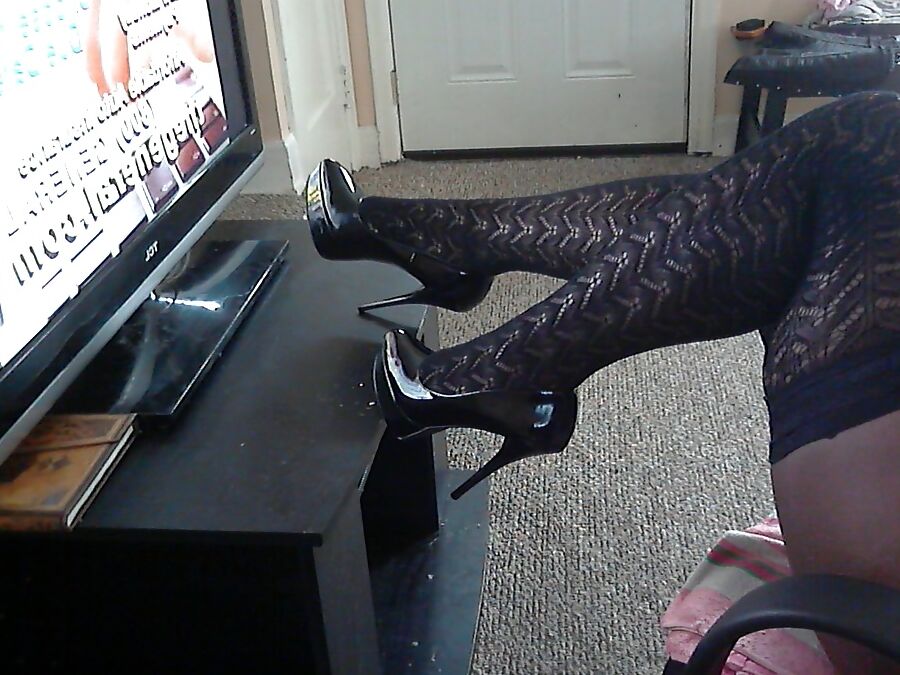 Corset, hosiery, lace