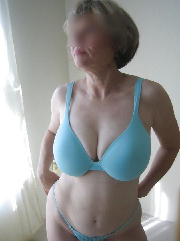 MarieRocks 50+ Tight MILF Body in Light Blue Underwear