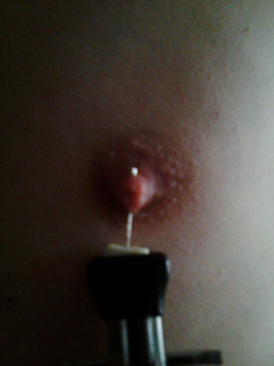 Slow but hard nippel punishment