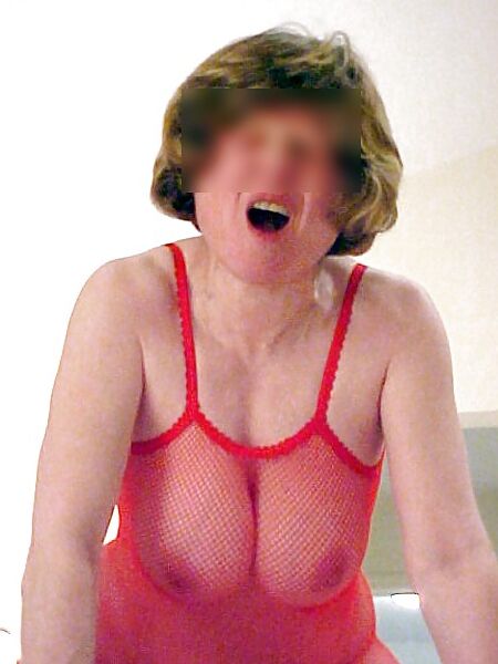 Sexy Red Bodystocking by MarieRocks MILF