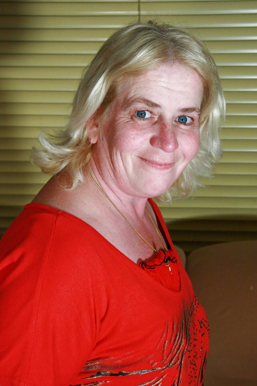 Amateur grandma showing what she got