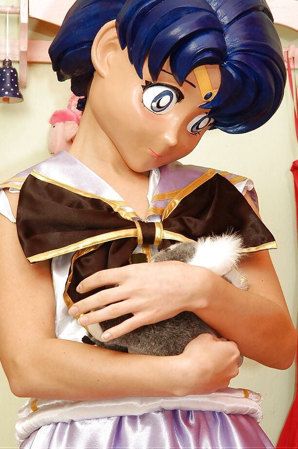 Hot Babe transformed as Manga Girl