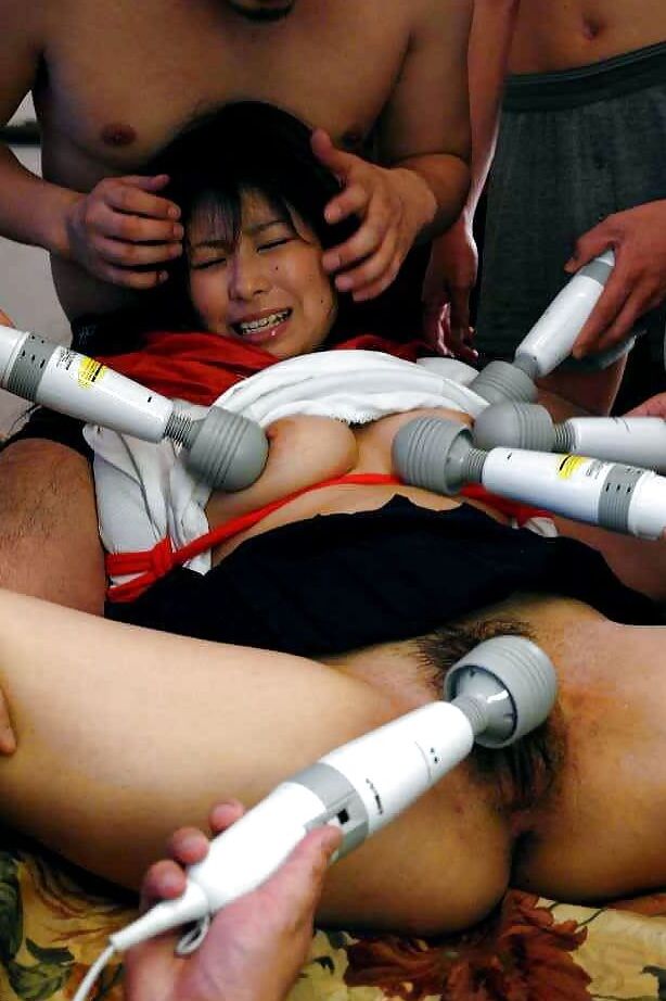 Poor Mimi is bound and attacked by cock