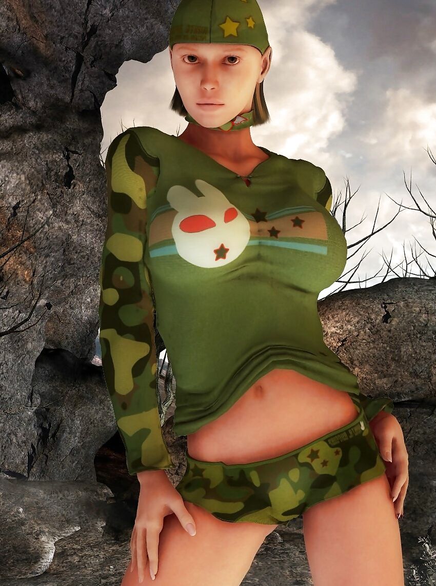 3D Toon in Camaflauge
