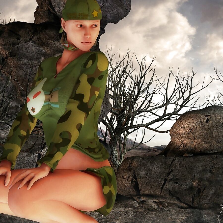 3D Toon in Camaflauge