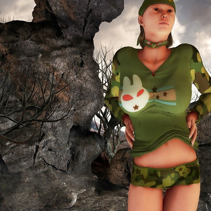 3D Toon in Camaflauge
